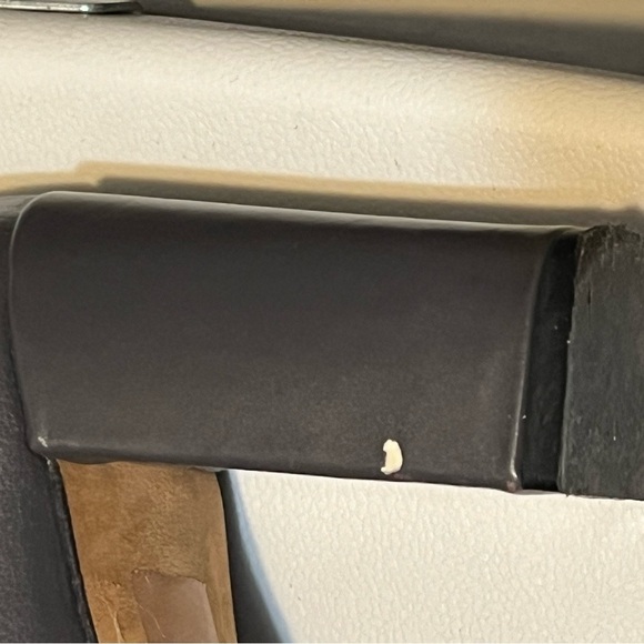 ANTEPRIMA Milano Leather Loafer Pump Grey 3”Block Heel Business Women EU36/US5.5 - Picture 8 of 11